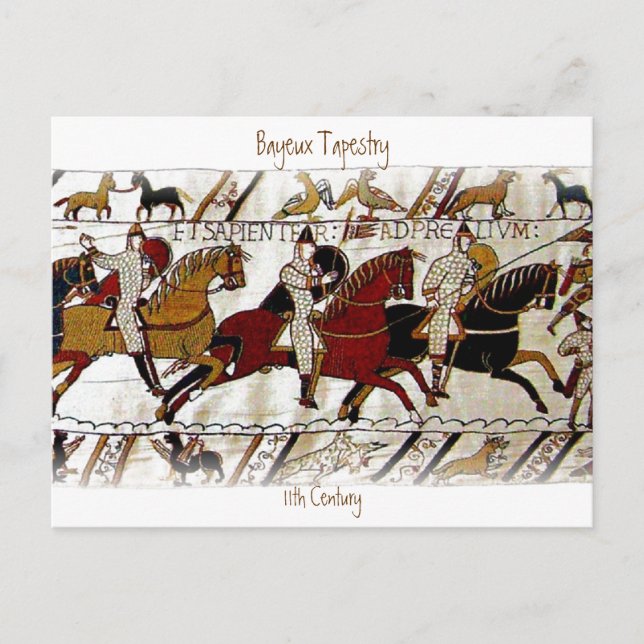 La postal Bayeux Tapestry a4 (Anverso)