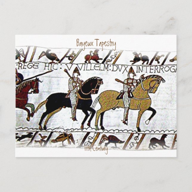 La postal Bayeux Tapestry a4 (Anverso)