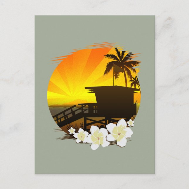 La postal Beach Life (Anverso)