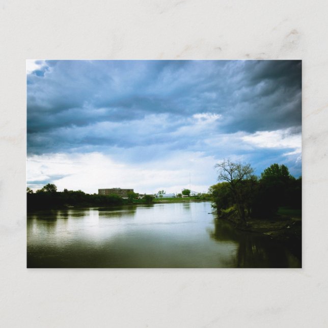 La postal con el estilo Winnipeg Red River Lomo (Anverso)