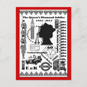 La postal conmemorativa del Jubileo del Diamante d