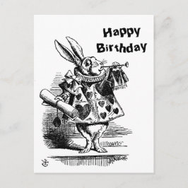 La postal de cumpleaños del Conejo Blanco CC0240
