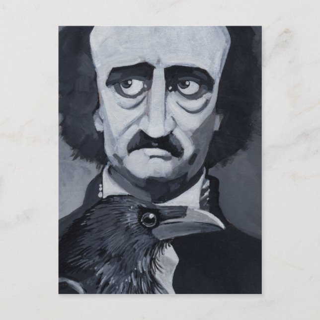 La postal de Edgar Allan Poe (Anverso)