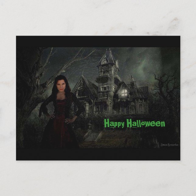 La postal de Halloween de Vamp (Anverso)