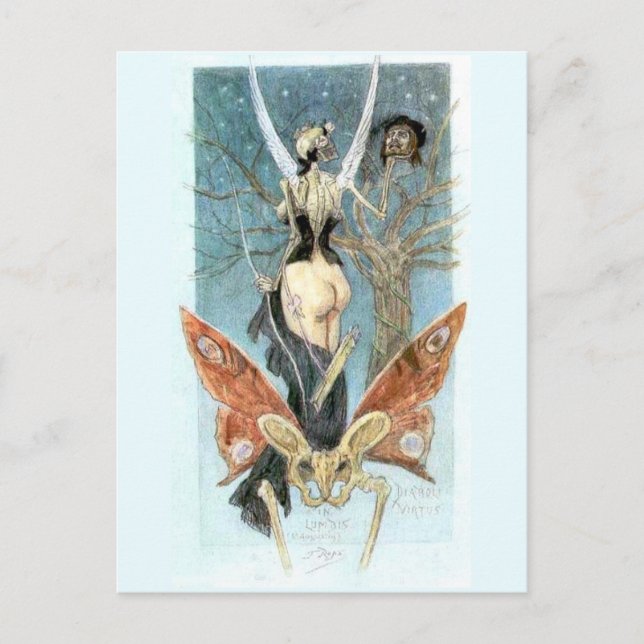 La postal de Iniciación Sentimental (Anverso)