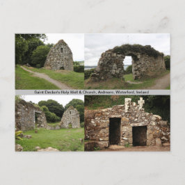 La postal de Irlanda del Santo Bien e Iglesia de S