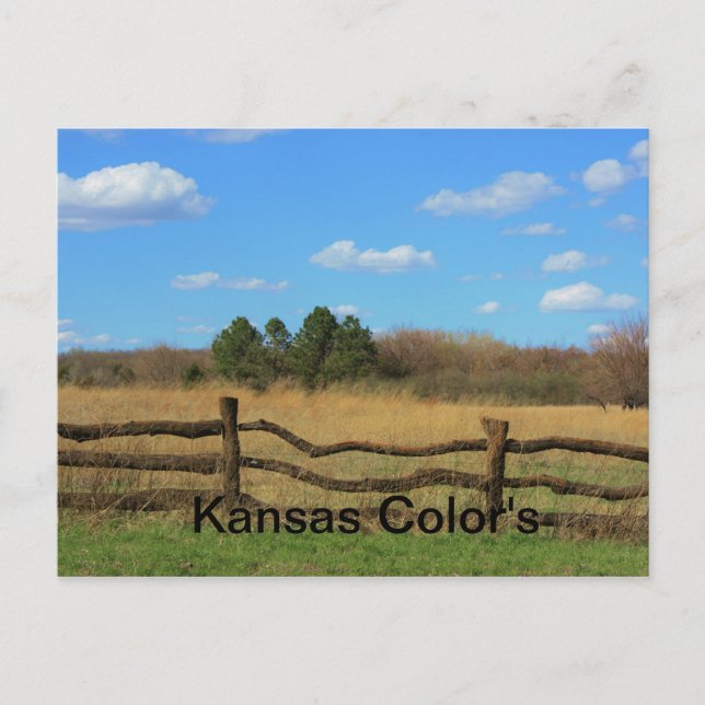 La postal de Kansas Color (Anverso)