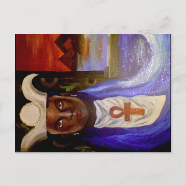 La postal de la alta sacerdotisa (Anverso)