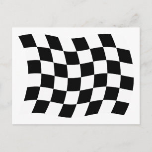 La postal de la bandera a cuadros