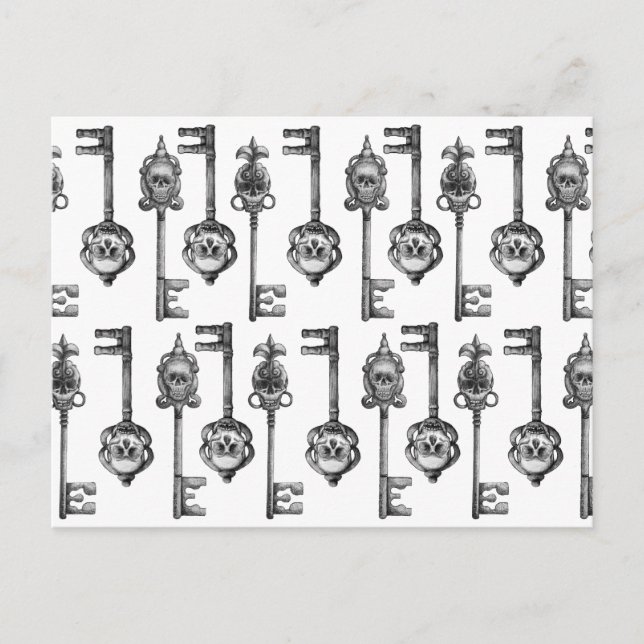 La postal de la cadena de claves (Anverso)