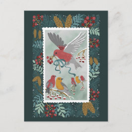 La postal de la canción invernal de la Tierra