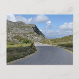 La postal de la carretera abierta