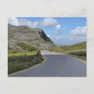 La postal de la carretera abierta