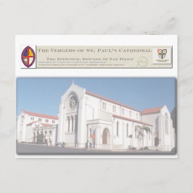 La postal de la catedral de San Pablo (Anverso)