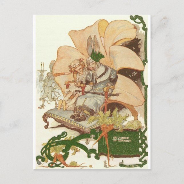 La postal de la ciudad esmeralda de Oz (Anverso)