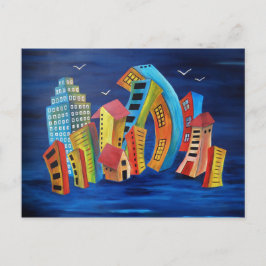 La postal de la ciudad flotante