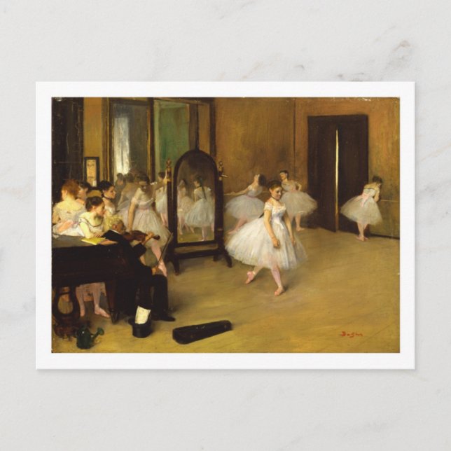 La postal de la clase de baile (Anverso)