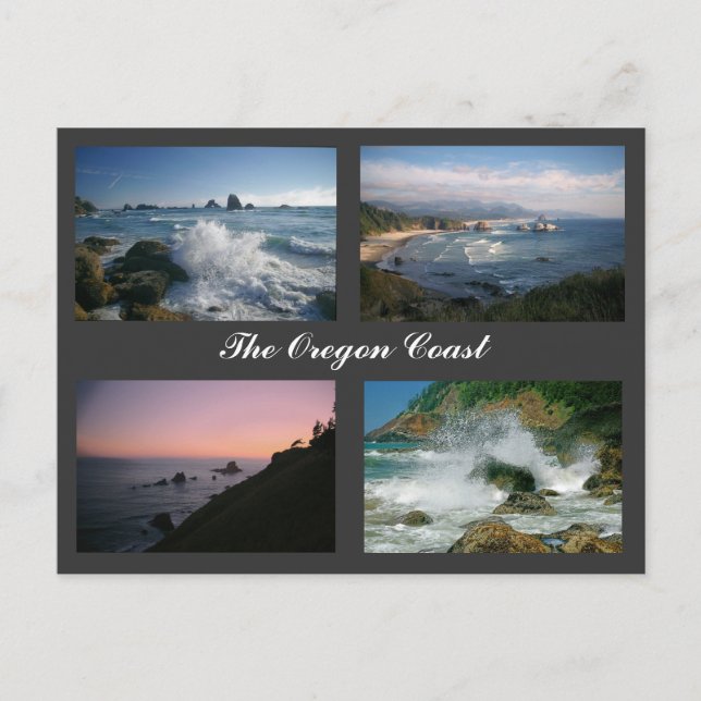 La postal de la costa de Oregon (Anverso)
