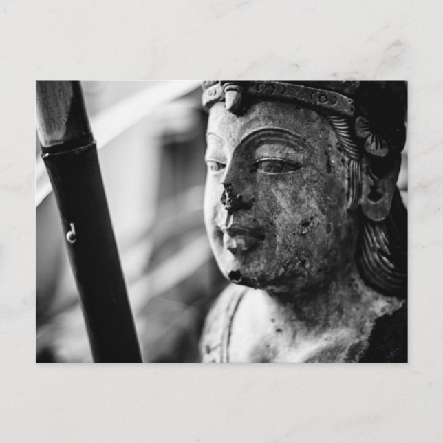 La postal de la estatua y el caracol (Anverso)