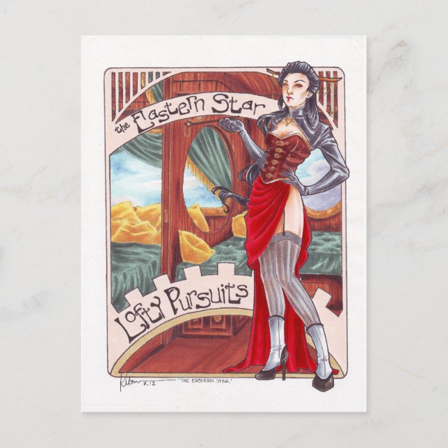 La postal de la Estrella del Este (Anverso)