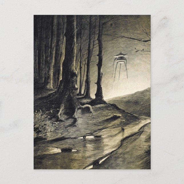 La postal de la Guerra de los Mundos (Anverso)