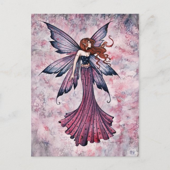 La postal de la hada errante de Molly Harrison (Anverso)