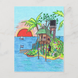 La postal de la isla
