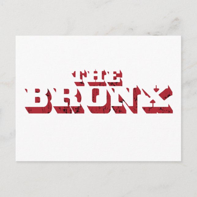 La postal de la letra grande del Bronx (Anverso)