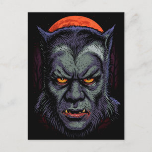La postal de la maldición de Werewolf
