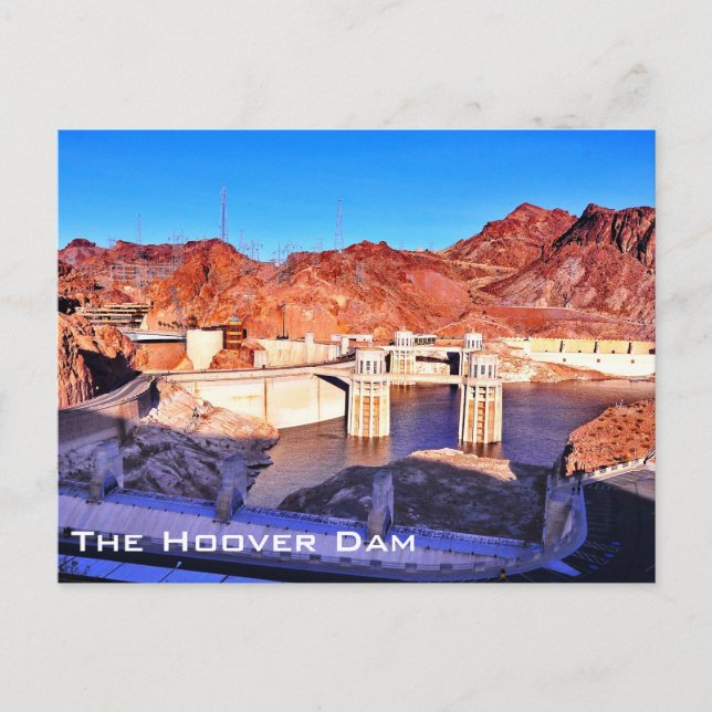 La postal de la presa Hoover (Anverso)