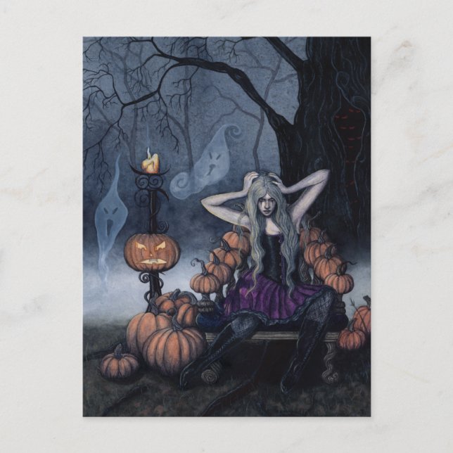 La postal de la Reina de la Calabaza (Anverso)