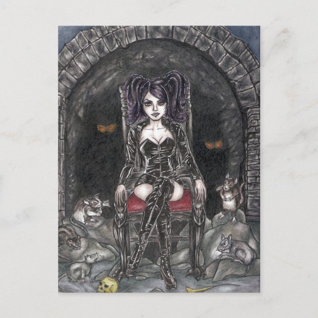 La postal de la reina de la rata (Anverso)