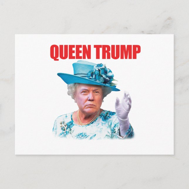 La postal de la Reina Trump (Anverso)