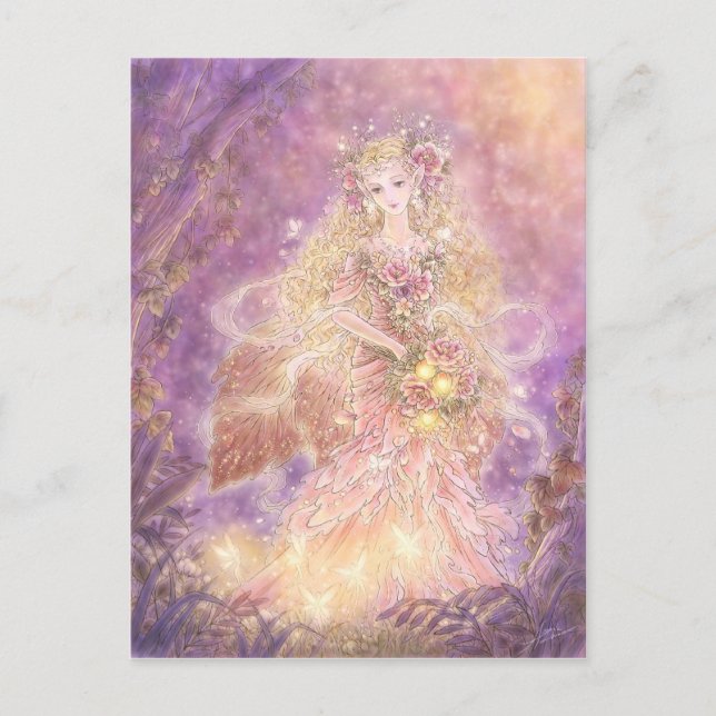 La postal de la Señora del Bosque (Anverso)