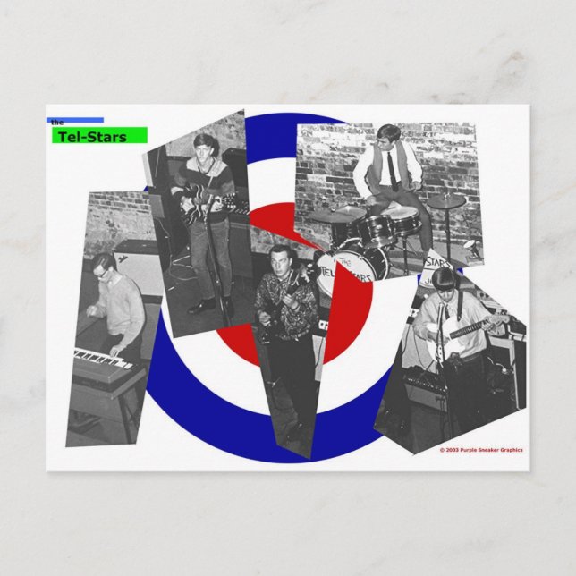 La postal de las estrellas del Tel. (Anverso)