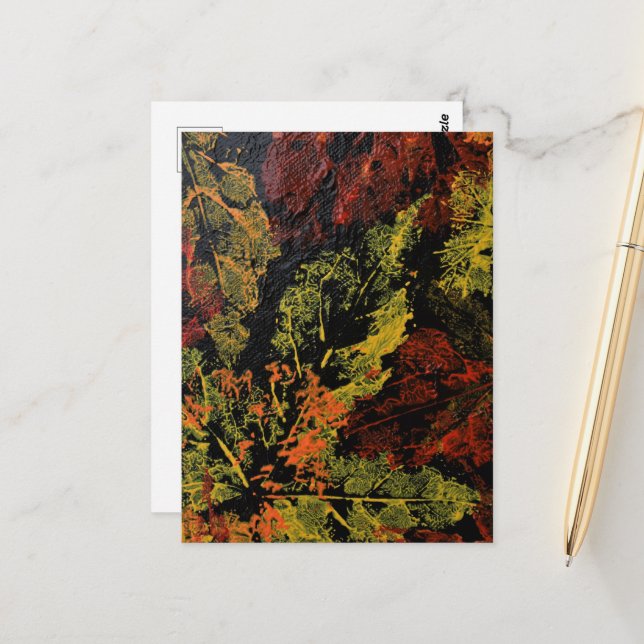 La postal de las hojas de otoño (Anverso/Reverso In Situ)