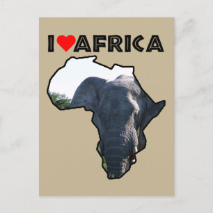 La postal de las orejas elefantes de África del co