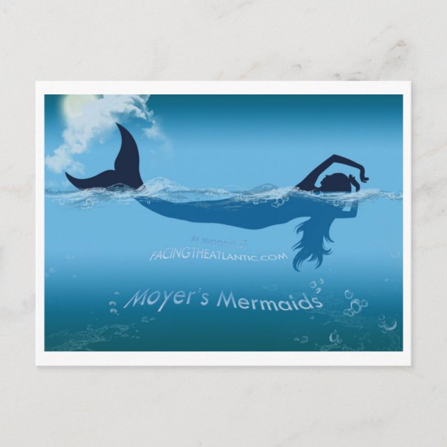 La postal de las sirenas de Moyer (Anverso)