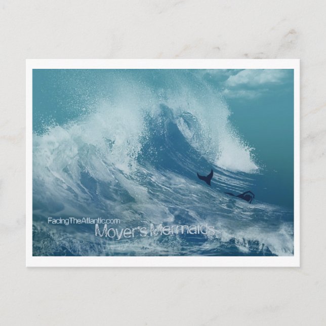 La postal de las sirenas de Moyer (Anverso)