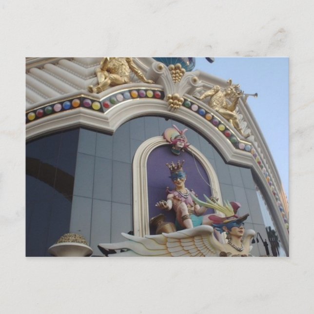 La postal de Las Vegas Harrah (Anverso)