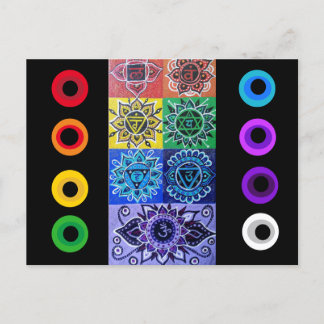 La postal de los 7 Chakras