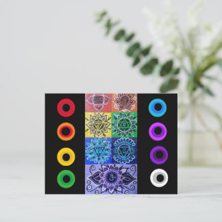 La postal de los 7 chakras