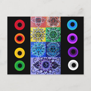 La postal de los 7 Chakras