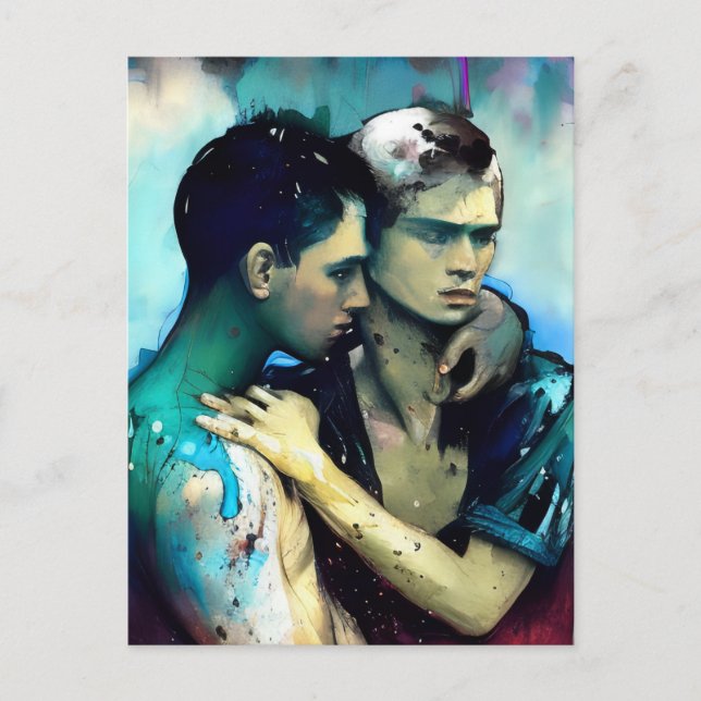 La postal de los amantes (Anverso)