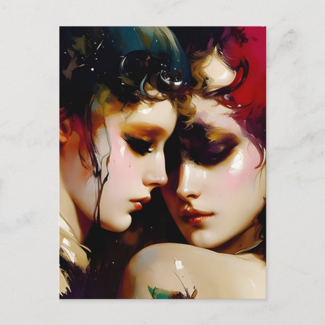 La postal de los amantes (Anverso)