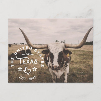 La postal de los Estados Unidos de Texas
