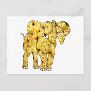 La postal de los Macaroni Noodle Elephant