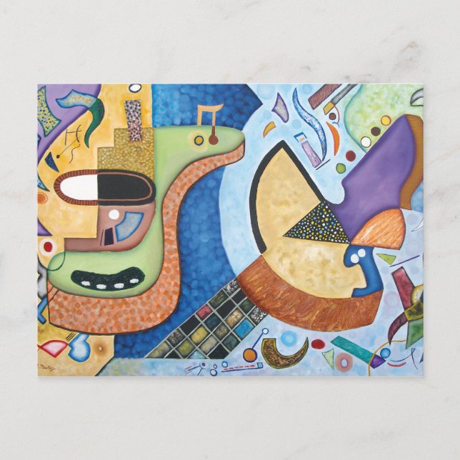 La postal de los Pluck Sonóricos (Anverso)