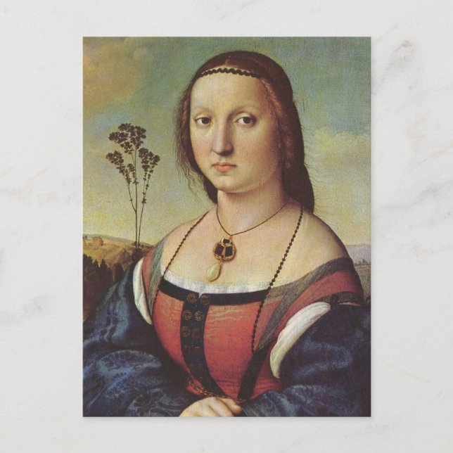 La postal de Raffael en Maddalena Doni (Anverso)