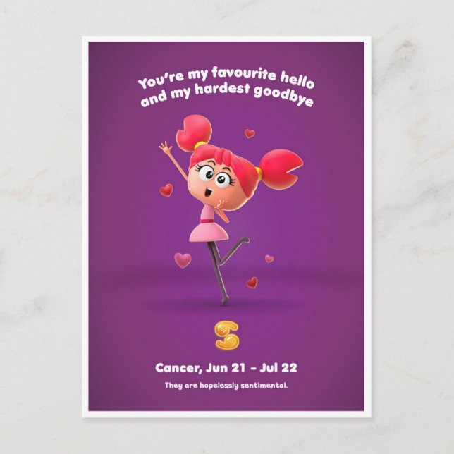 La postal de San Valentín para el cáncer (Anverso)